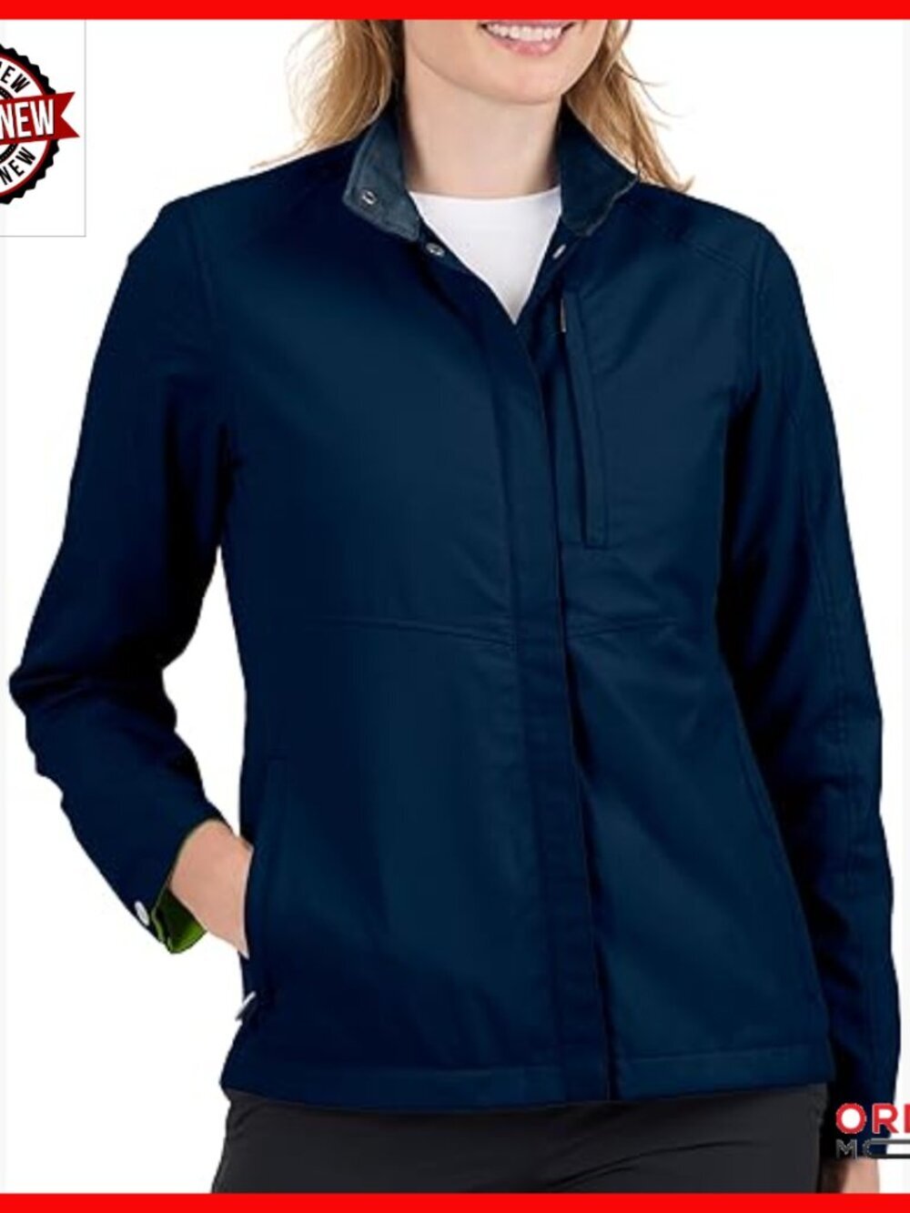 Women's Travel Jacket with 22 Hidden Pockets, RFID Security, Lightweight